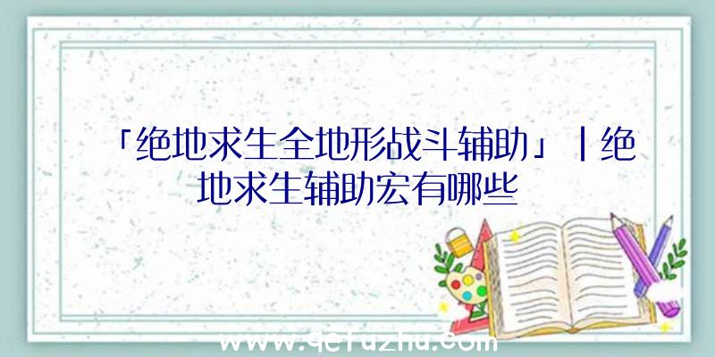 「绝地求生全地形战斗辅助」|绝地求生辅助宏有哪些